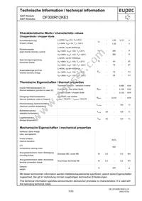 DF300R12KE3HOSA1 Datasheet Page 3