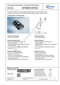 DF900R12IP4DBOSA1 Datasheet Cover