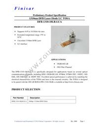 DFB-1310-10LR-LCA Datasheet Cover