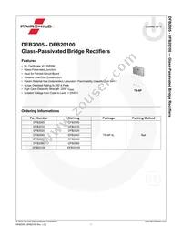 DFB2005 Datasheet Page 2