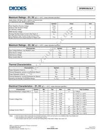 DFBR030U3LP-13 Datasheet Page 2