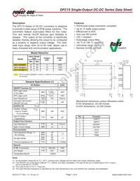 DFC15U48S15 Datasheet Cover