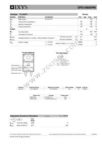 DFE10I600PM Datasheet Page 3