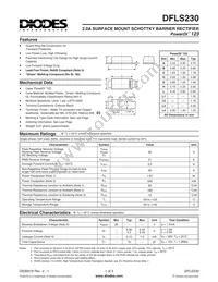 DFLS230-7 Datasheet Cover