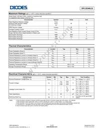 DFLS240LQ-7 Datasheet Page 2