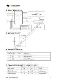 DFR0556 Datasheet Page 3