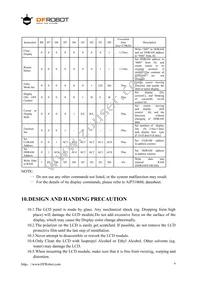 DFR0556 Datasheet Page 9