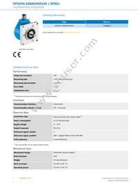 DFS20A-A2BAC000100 Datasheet Page 2