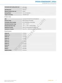 DFS20A-A2BAC000500 Datasheet Page 3