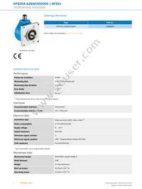 DFS20A-A2BAC005000 Datasheet Page 2