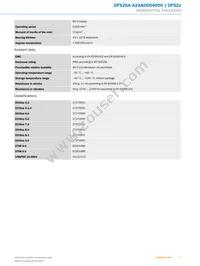 DFS25A-A2AAD004096 Datasheet Page 3