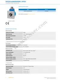 DFS25A-A2BAD005000 Datasheet Page 2