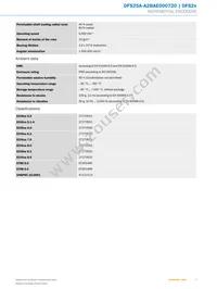 DFS25A-A2BAE000720 Datasheet Page 3