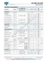 DG1409EEN-T1-GE4 Datasheet Page 3