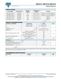 DG1413EQ-T1-GE3 Datasheet Page 3