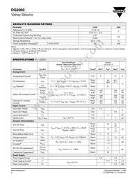DG2002DL-T1-GE3 Datasheet Page 2