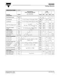 DG2002DL-T1-GE3 Datasheet Page 3