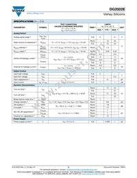 DG2002EDL-T1-GE3 Datasheet Page 3