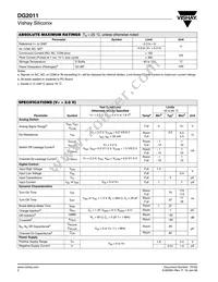 DG2011DXA-T1-E3 Datasheet Page 2