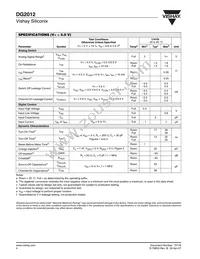 DG2012DL-T1-GE3 Datasheet Page 4