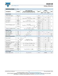 DG2012EDL-T1-GE3 Datasheet Page 3