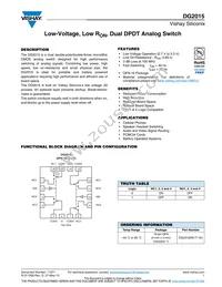 DG2015DN-T1-E4 Datasheet Cover