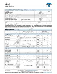 DG2015DN-T1-E4 Datasheet Page 2