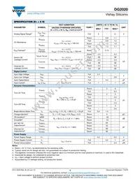 DG2020DV-T1-E3 Datasheet Page 3