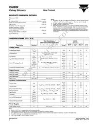 DG2032DN-T1-E4 Datasheet Page 2