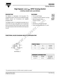 DG2302DL-T1-E3 Datasheet Cover