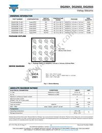 DG2501DB-T2-GE1 Datasheet Page 2