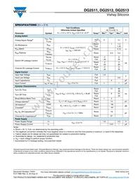 DG2513DN-T1-E4 Datasheet Page 3
