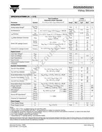 DG2521DV-T1-E3 Datasheet Page 3