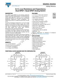 DG2523DN-T1-GE4 Datasheet Cover