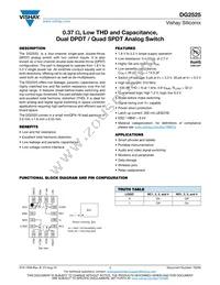DG2525DN-T1-GE4 Datasheet Cover