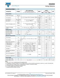DG2525DN-T1-GE4 Datasheet Page 3