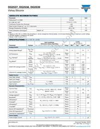 DG2539DQ-T1-GE3 Datasheet Page 2
