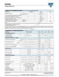 DG2599DN-T1-GE4 Datasheet Page 2