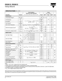 DG2613DX-T1-E3 Datasheet Page 2