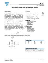 DG2711DL-T1-GE3 Datasheet Cover