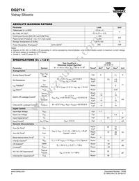 DG2714DL-T1-GE3 Datasheet Page 2