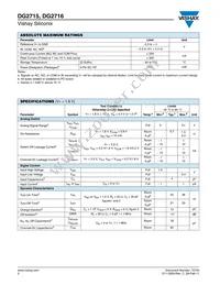 DG2716DL-T1-E3 Datasheet Page 2