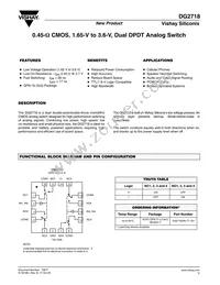 DG2718DN-T1-E4 Datasheet Cover