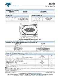 DG2720DN-T1-E4 Datasheet Page 2