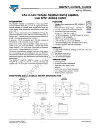DG2729DN-T1-E4 Datasheet Cover