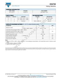 DG2730DN-T1-GE4 Datasheet Page 2