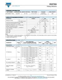 DG2735ADN-T1-GE4 Datasheet Page 2