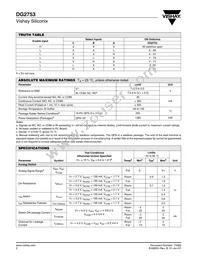 DG2753DQ-T1-E3 Datasheet Page 2