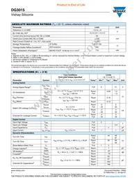 DG3015DB-T2-E1 Datasheet Page 2