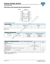 DG304BDJ-E3 Datasheet Page 2
